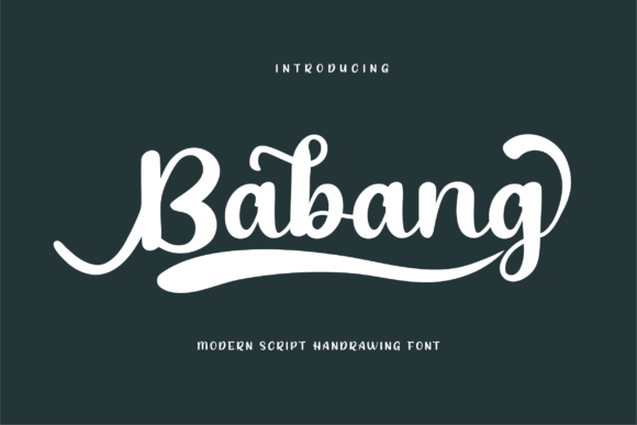 Babang Font for Handmade Creations