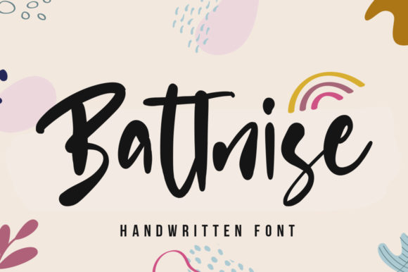 Battnise Font for Handmade Creations