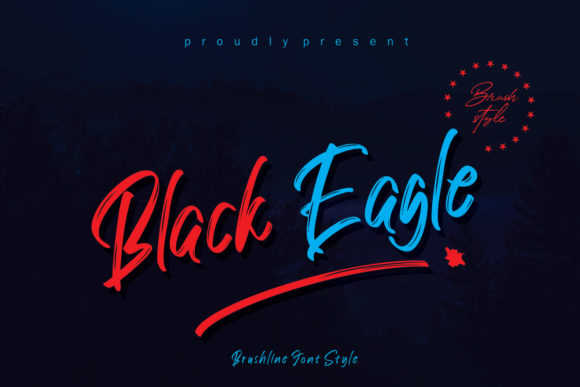 Black Eagle Font for Campaign Design
