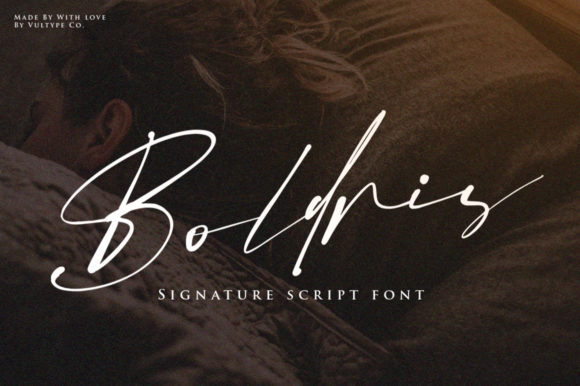 Boldris: A Handwritten Font for Modern Web Design