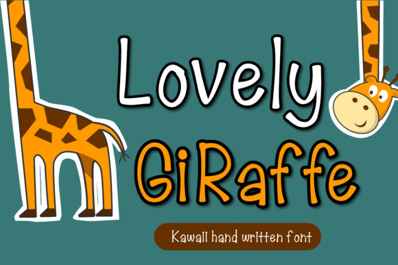 Bring Charm to Your Crafts with the Lovely Giraffe Font