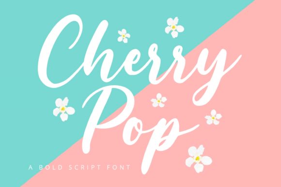 Cherry Pop: A Handwritten Font for Crafters and Creators