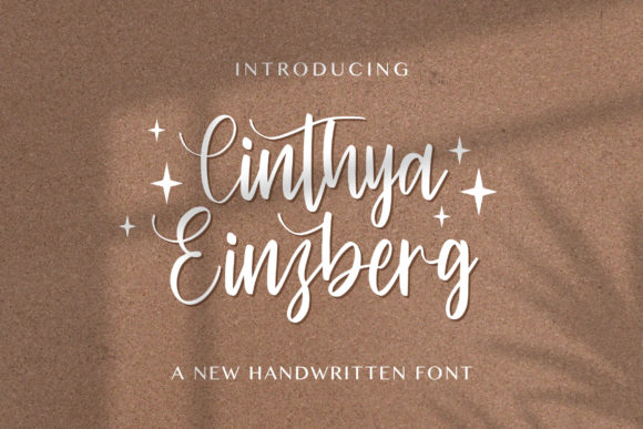 Cinthya Einzberg Font for Web Design