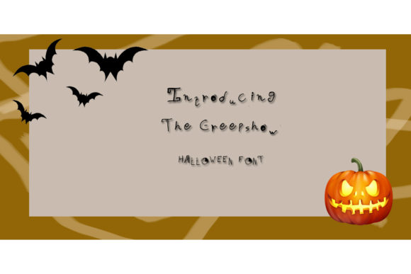 Creep Show Font for Halloween-Themed Branding