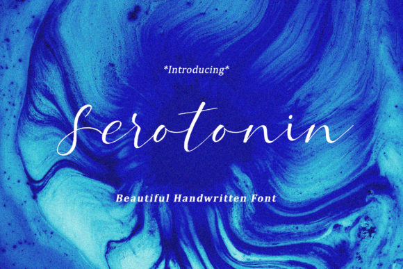 Discover Serotonin: A Handwritten Font for Modern Branding