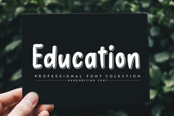 Education Font for Campaign Creatives