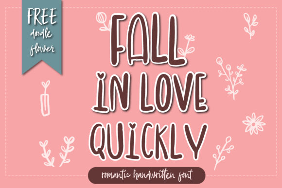 Fall in Love Quickly Font for Branding Projects