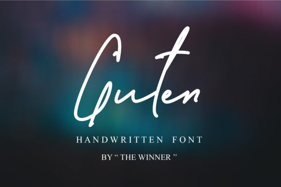 Guten Font for Branding Projects