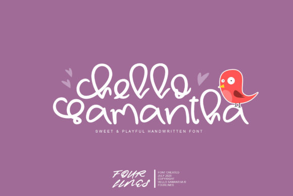 Hello Samantha: A Polished Font for Small Business Branding
