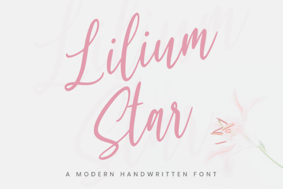 Lilium Star: A Timeless Handwritten Font for Branding Projects