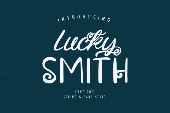 Lucky Smith Font for Handmade Creations