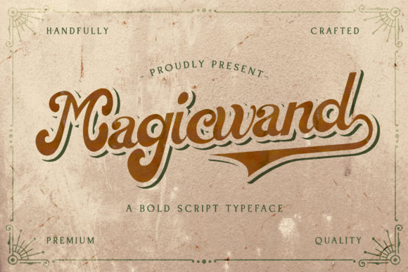 Magic Wand Font for Campaign Creativity