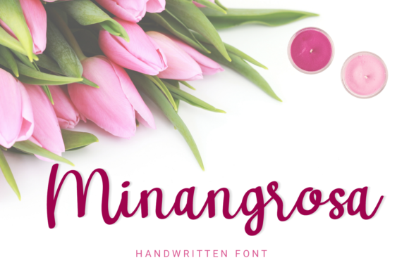 Minangrosa: A Handwritten Font for Captivating Campaigns