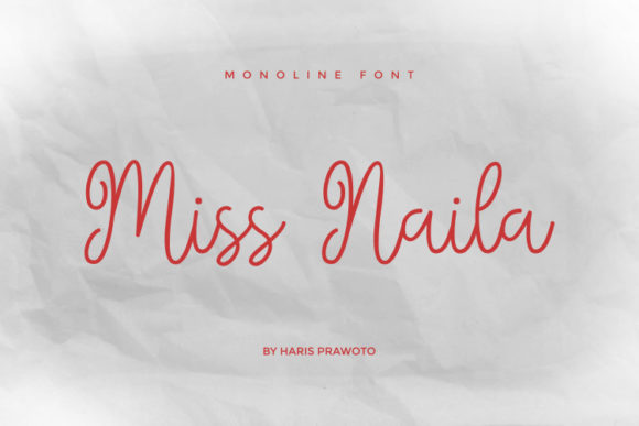 Miss Naila: A Handwritten Font for Handmade Magic
