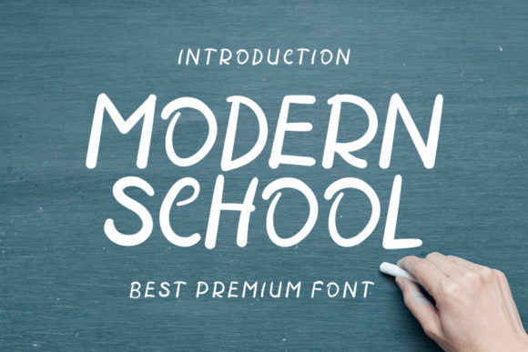 Modern School Font for Clear, Eye-Catching Campaigns