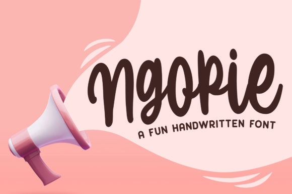 Ngopie: A Handwritten Font That Elevates Brand Identity