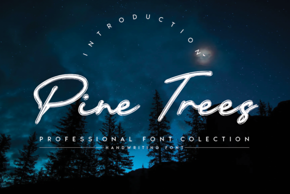 Pine Trees Font for Professional Branding