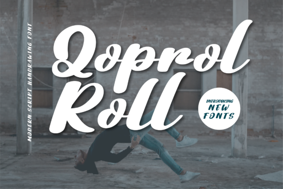 Qoprol Roll: A Handwritten Font for Modern Branding