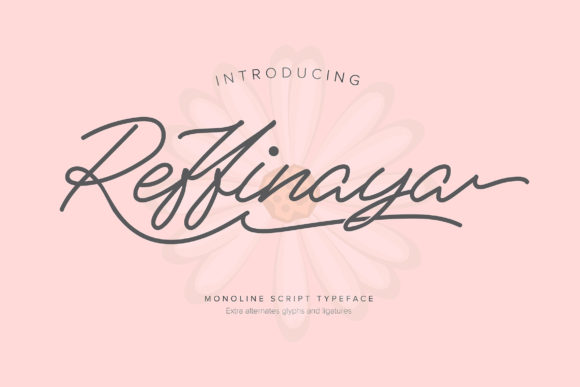 Reffinaya: A Handwritten Font That Elevates Branding