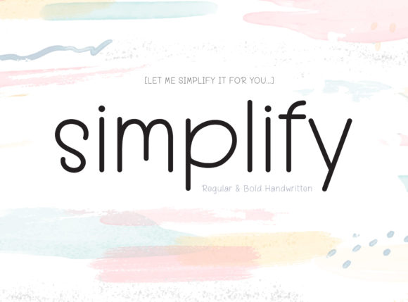 Simplify Font Review: A Sweet Handwritten Style for Branding