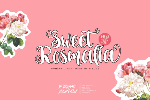 Sweet Rosmalia: A Handwritten Font for Web Design