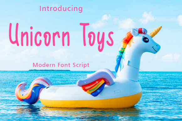Unicorn Toys Font for Editorial Design