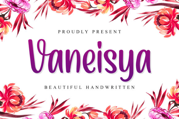 Vaneisya Handwritten Font for Creative Projects