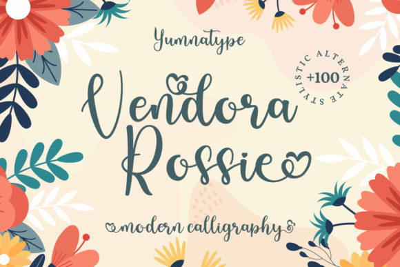 Vendora Rossie Font Review for Branding Projects